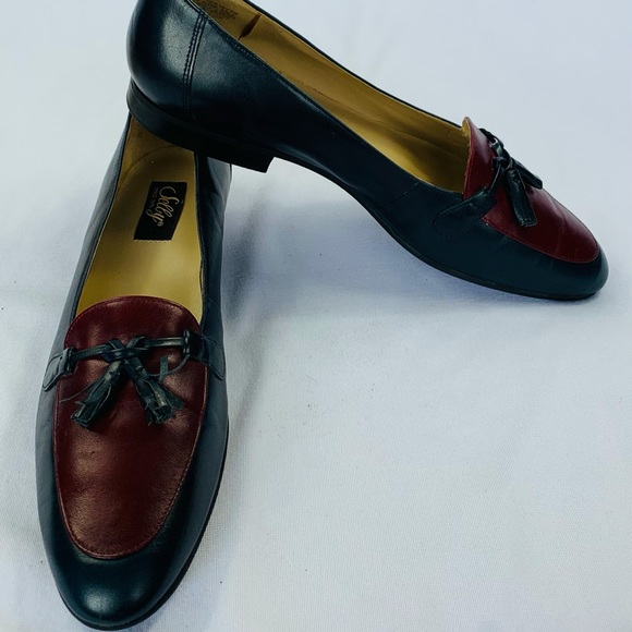 Selby Shoes - Selby active flex two tone slip on loafers